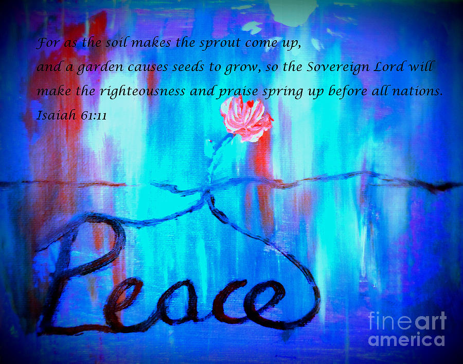 Peace 3 Painting by Amanda Dinan