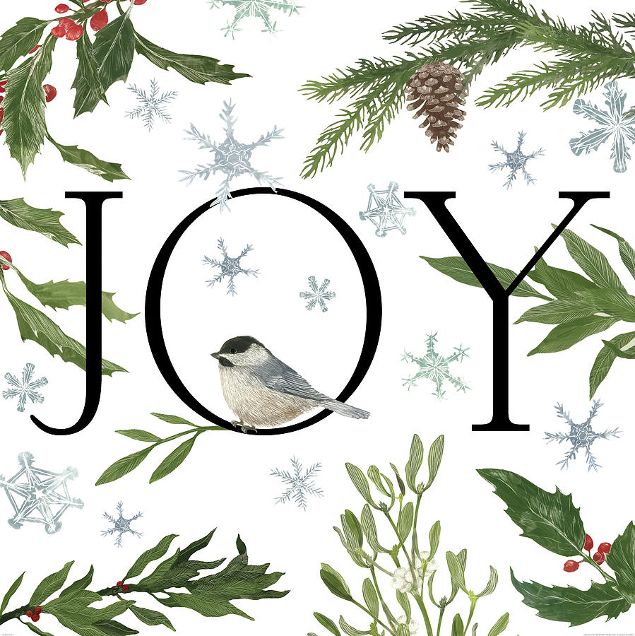 Chickadee Painting - Peace And Joy II by Sara Zieve Miller