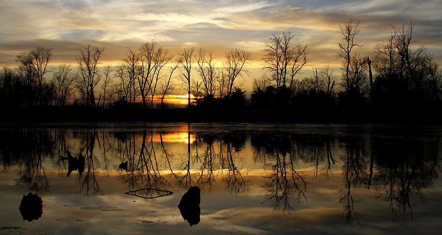 Sunset Photograph - Peace And Quiet by Heather Kenward