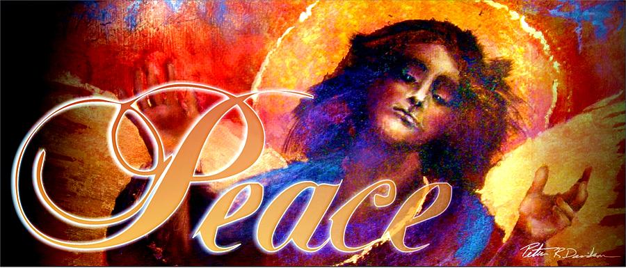 Peace Angel Painting By Peter R Davidson Fine Art America