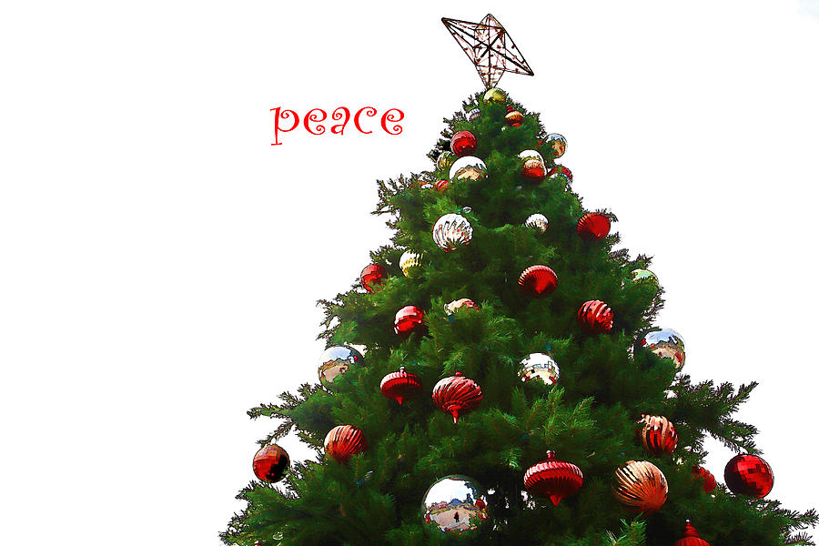 Christmas Digital Art - Peace by Audreen Gieger