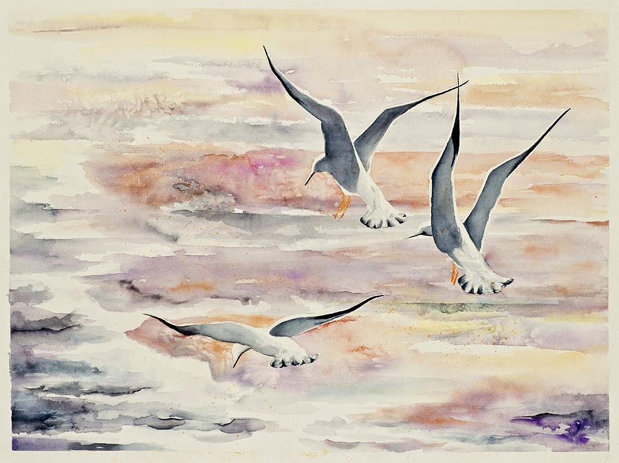 Peace Flight Painting by Karen Ann