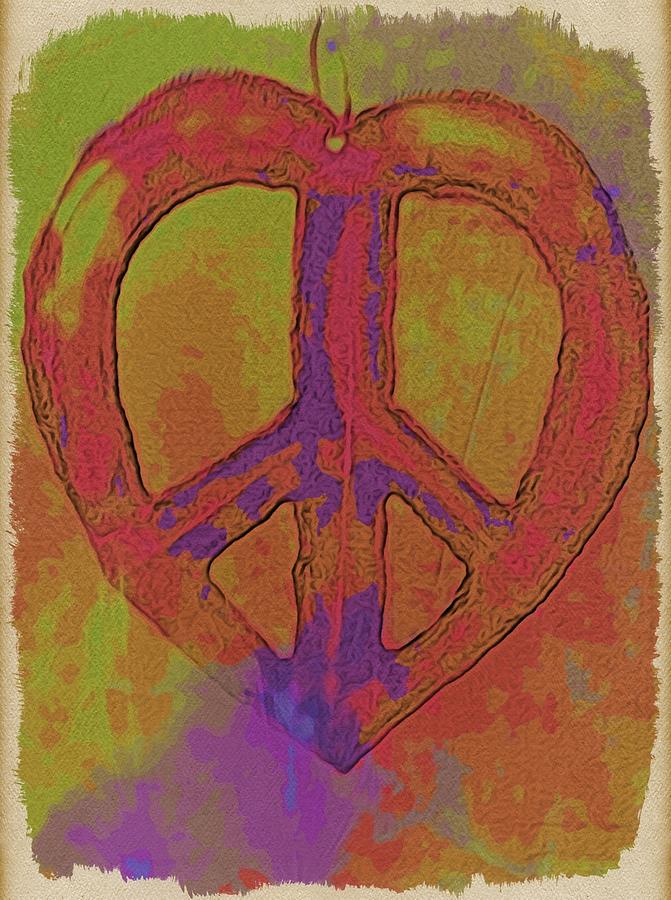 Peace Heart Photograph by Anne Thurston