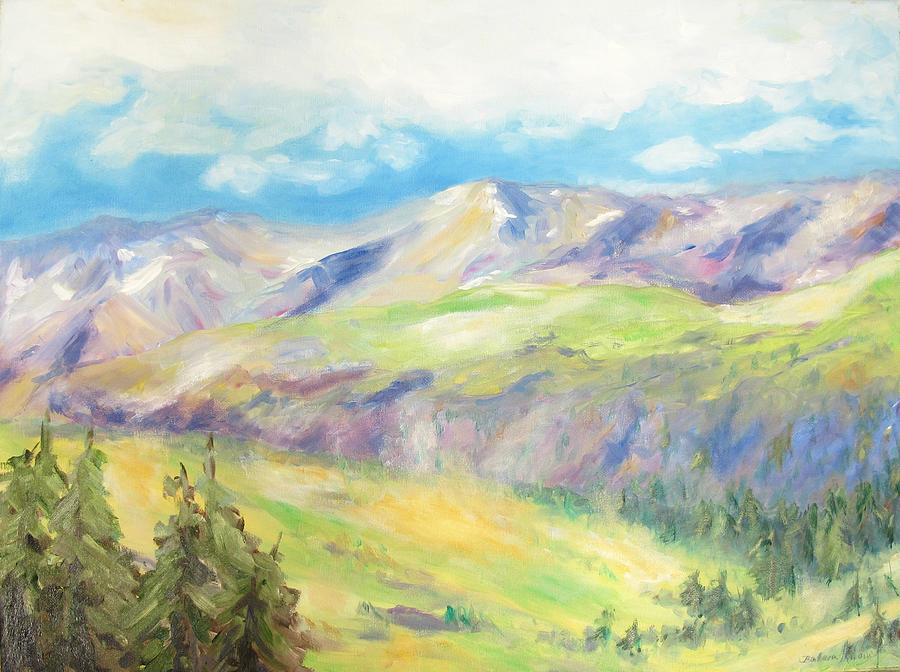 	Peace in the mountains				 Painting by Barbara Anna Knauf