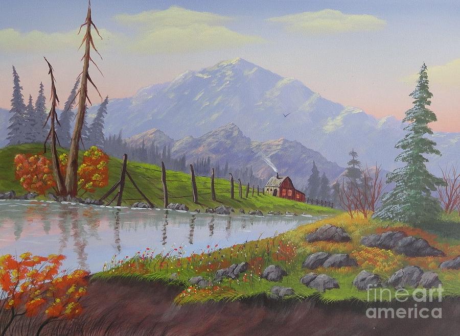 Peace in the Valley Painting by Bob Williams