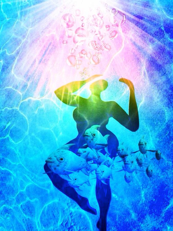 Peace In The Water Digital Art by Romaine Head