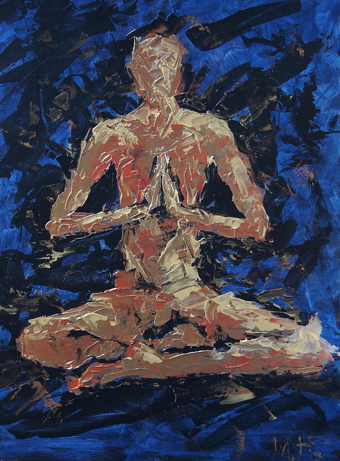 Ohm Painting - Peace by Mary Haas Ohm Painting - Peace by Mary Haas
