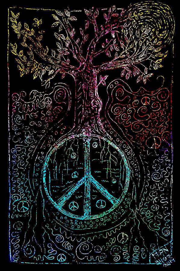 Peace Mixed Media by Mimulux Patricia No