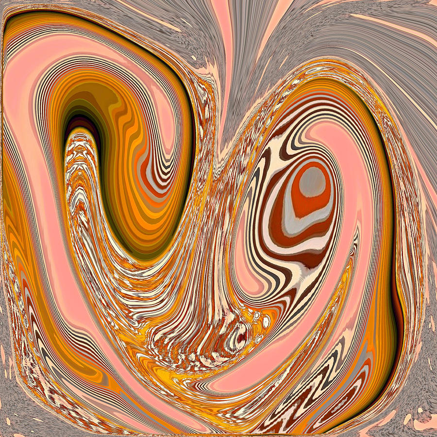 Abstract Digital Art - Peace Of Mind  by Tom Druin