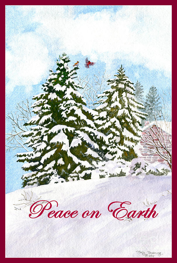 Peace on Earth Painting by Melly Terpening