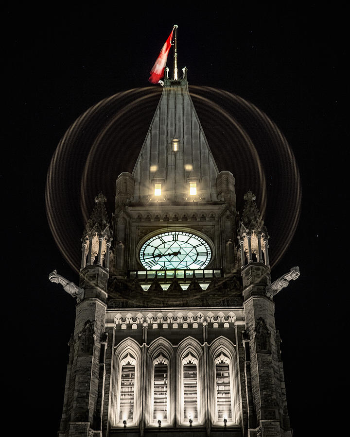 Peace Tower Halo Photograph by Levin Rodriguez