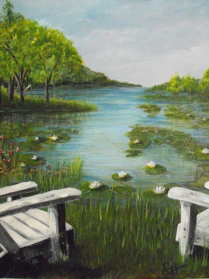 Peaceful Afternoon Painting by Susan Bruner