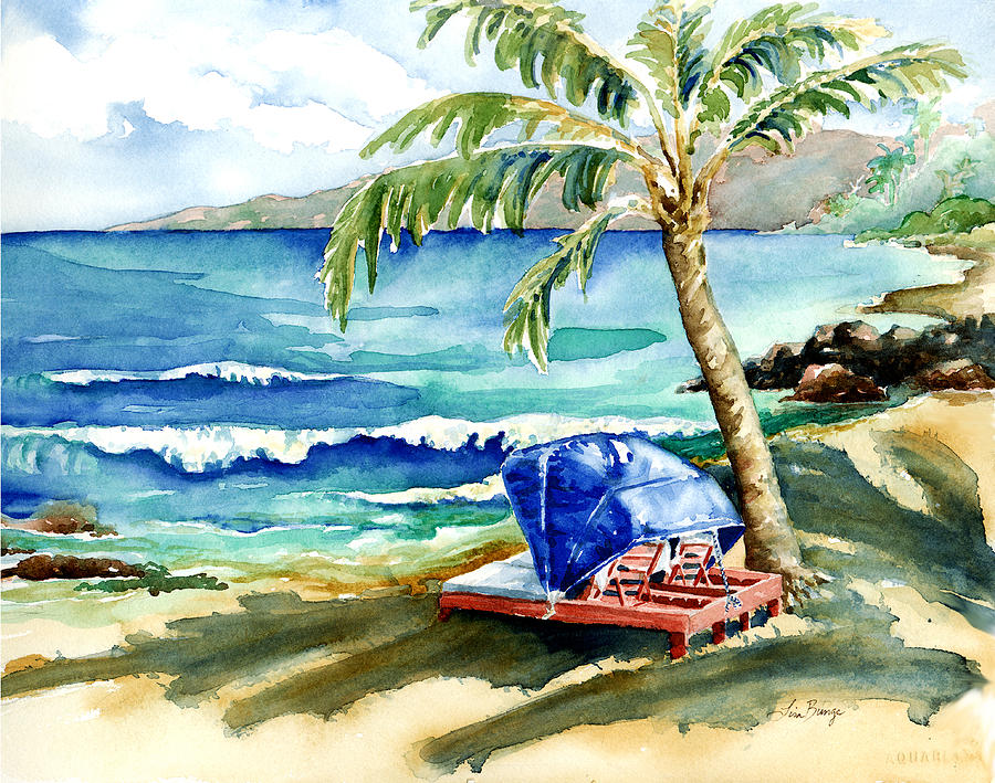 Paradise Painting - Peaceful Bay by Lisa Bunge