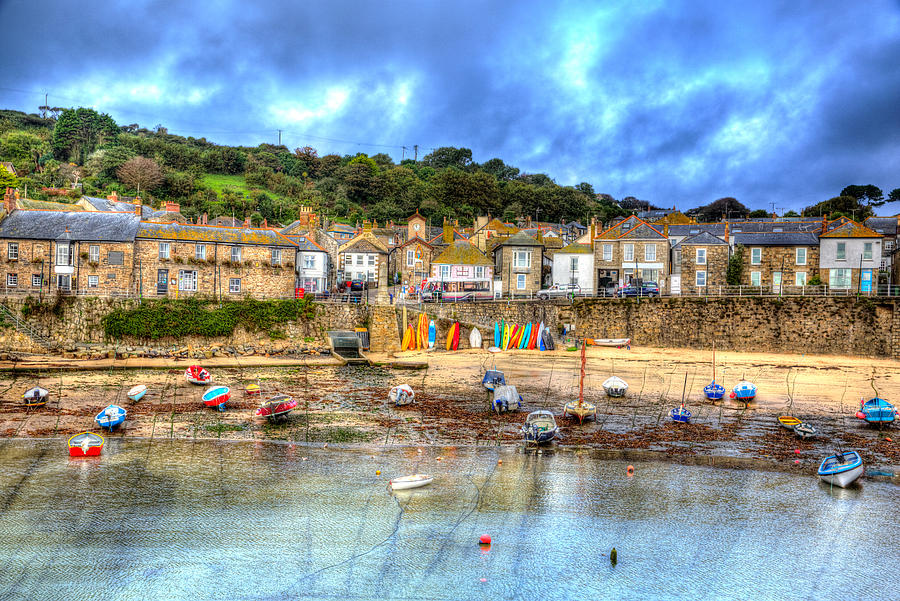 Peaceful Cornish Harbour In Summer Photograph by Michael Charles