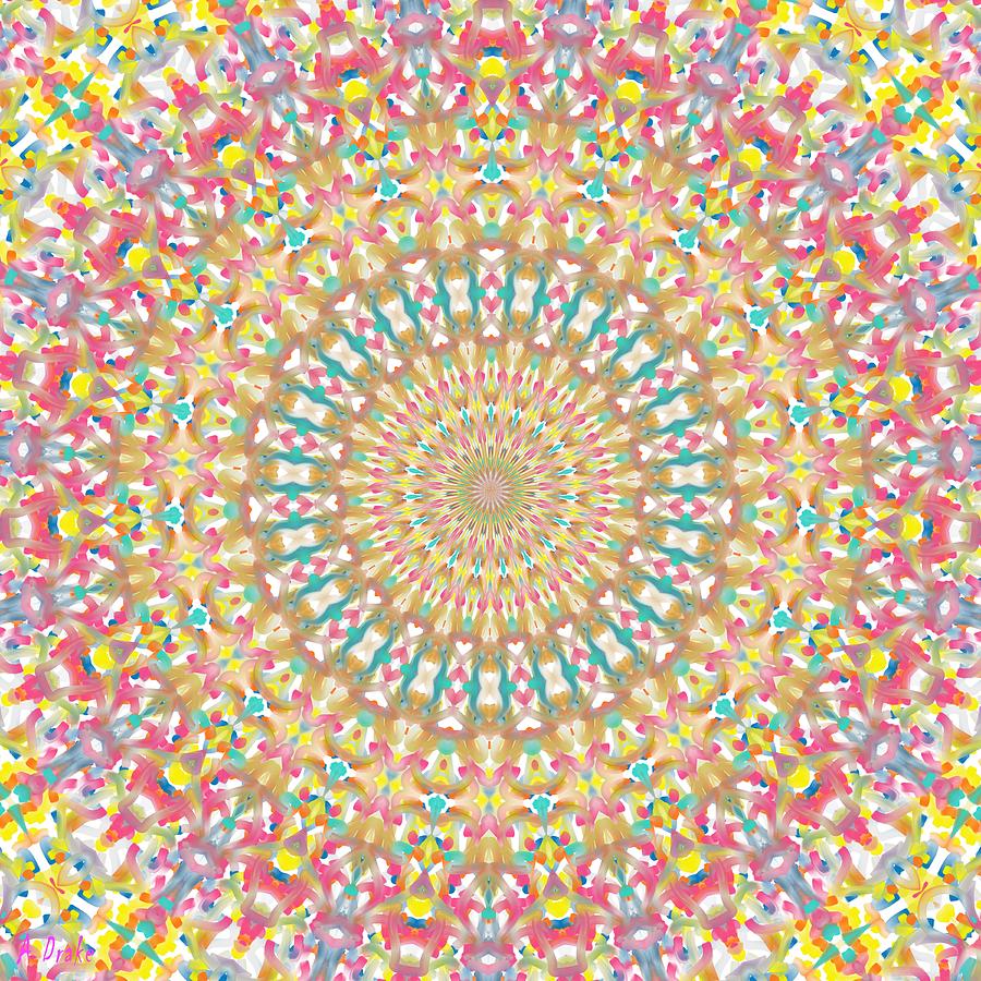 Peaceful Easy Feeling Kaleidoscope Digital Art by Alec Drake