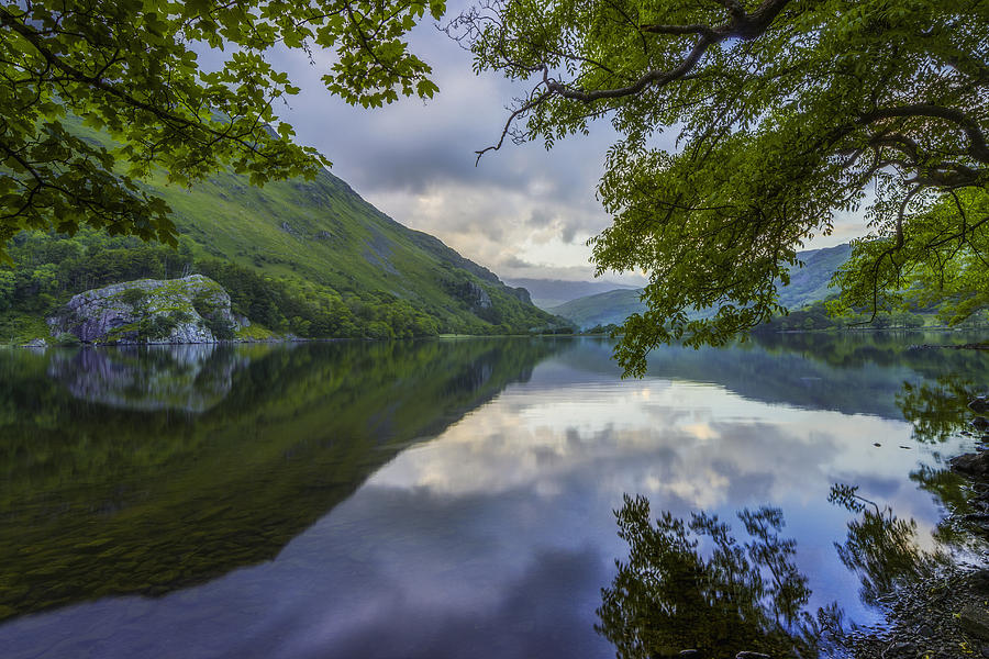 Peaceful Lakeside Photograph by Ian Mitchell