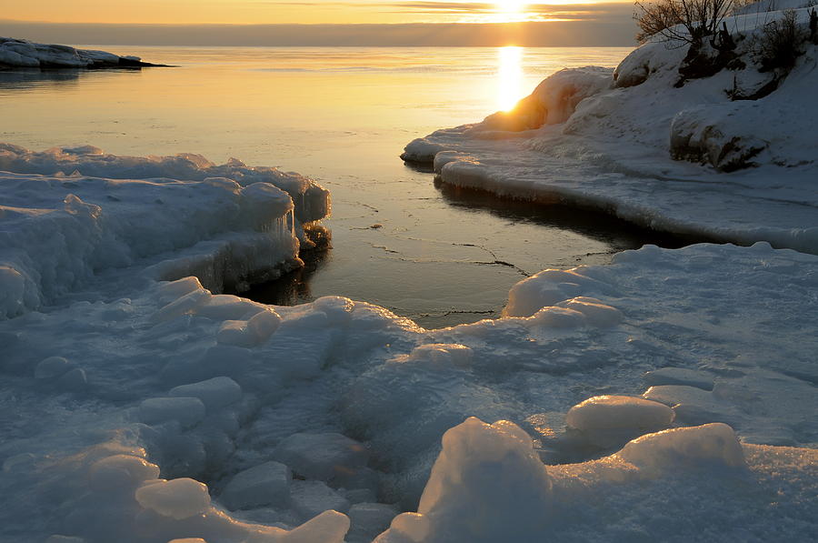 Peaceful Moment on Lake Superior Photograph by Sandra Updyke