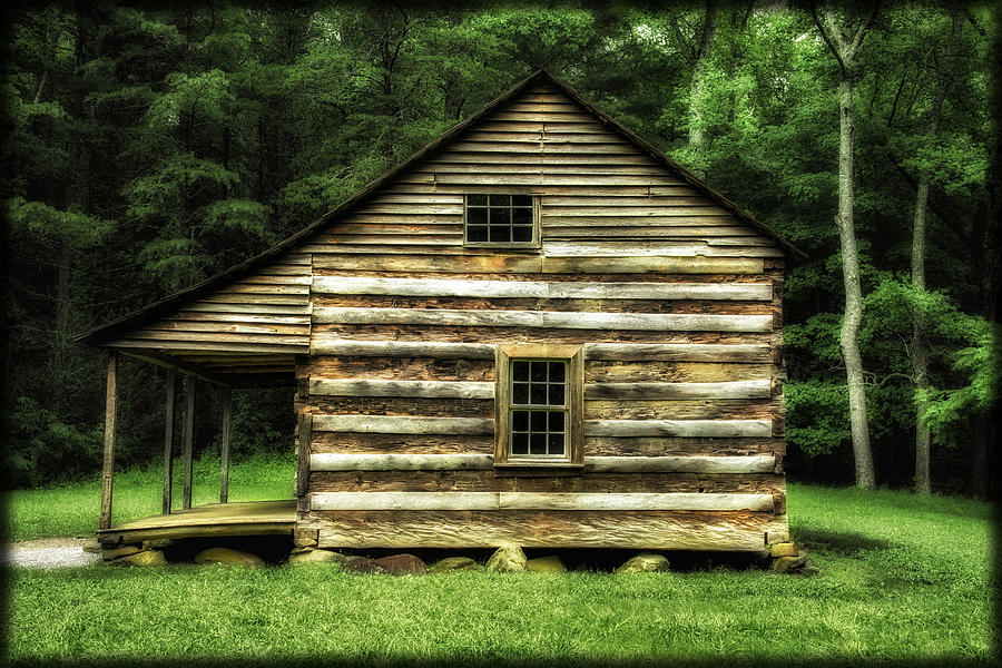 Peaceful Mountain Cabin E119 Photograph by Wendell Franks