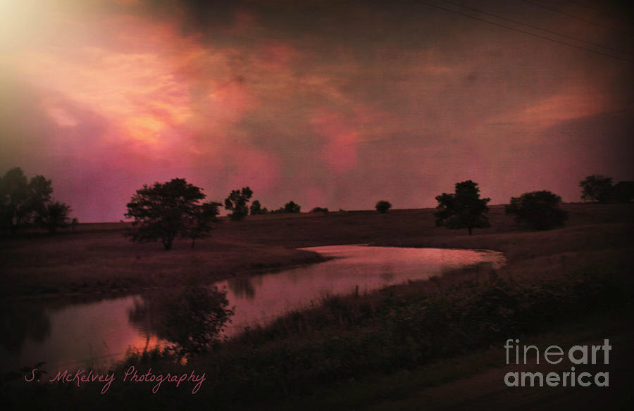 Landscape Photograph - Peaceful Nebraska Sunrise by Suzanne McKelvey