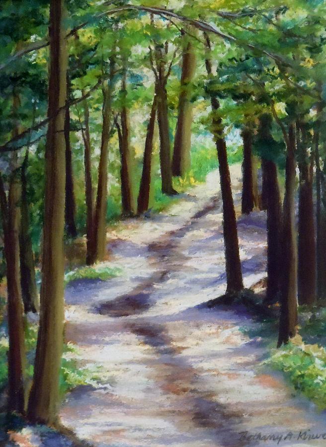 Peaceful Pathways Painting by Bethany Kirwen Fine Art America