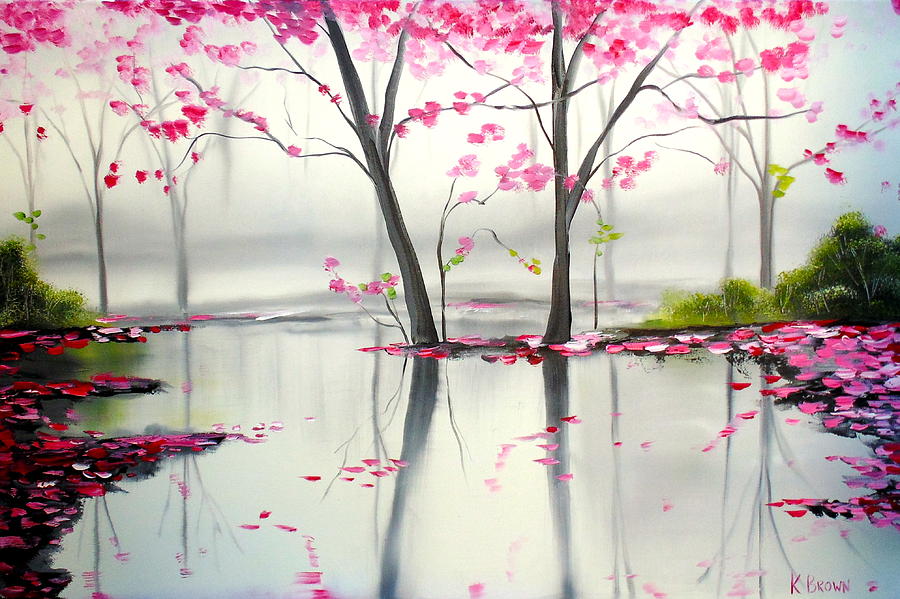 Peaceful Reflections Painting by Kevin  Brown