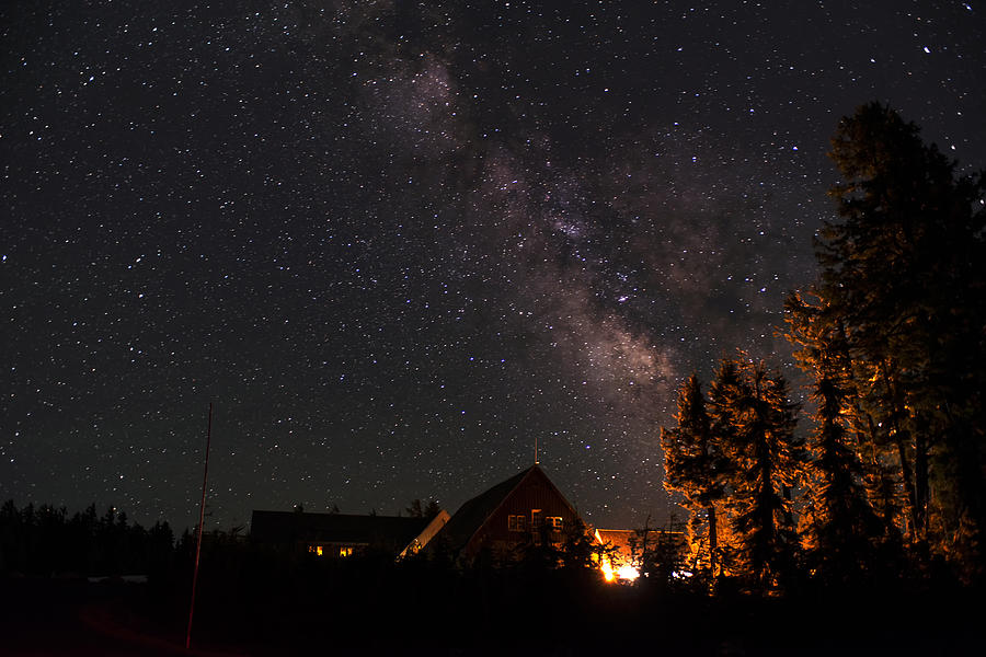 Bend Photograph - Peaceful Starry Night by Yoshiki Nakamura