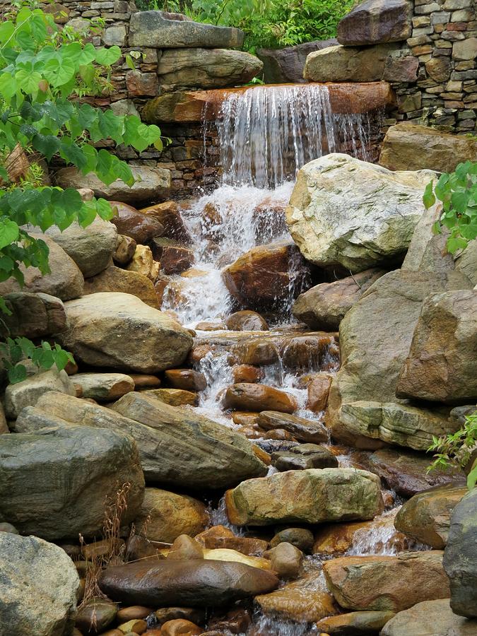 Peaceful Waterfall Photograph by Kathy Long