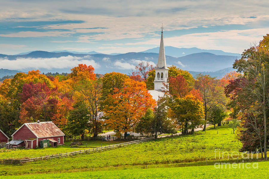 Peacham Steeple Photograph by Susan Cole Kelly - Fine Art America