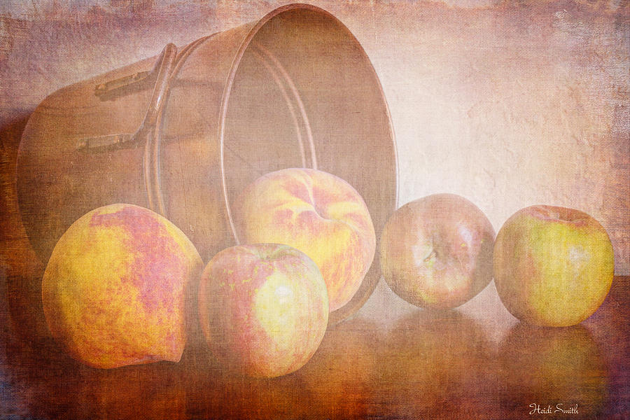 Peaches And Apples Photograph by Heidi Smith