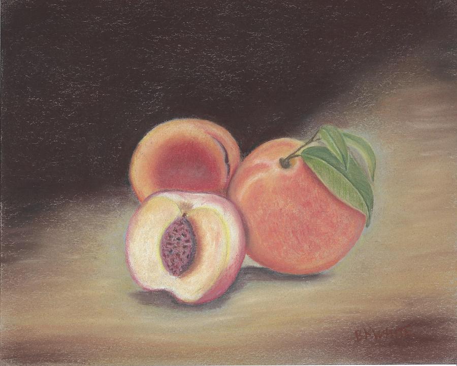 Peaches Painting by Brian White