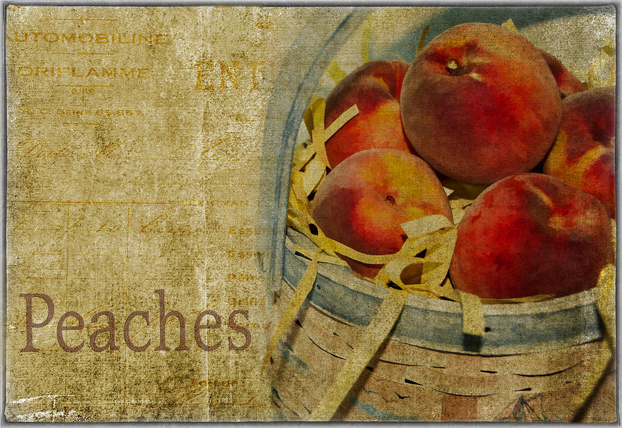 Peaches Photograph by Cathy Kovarik