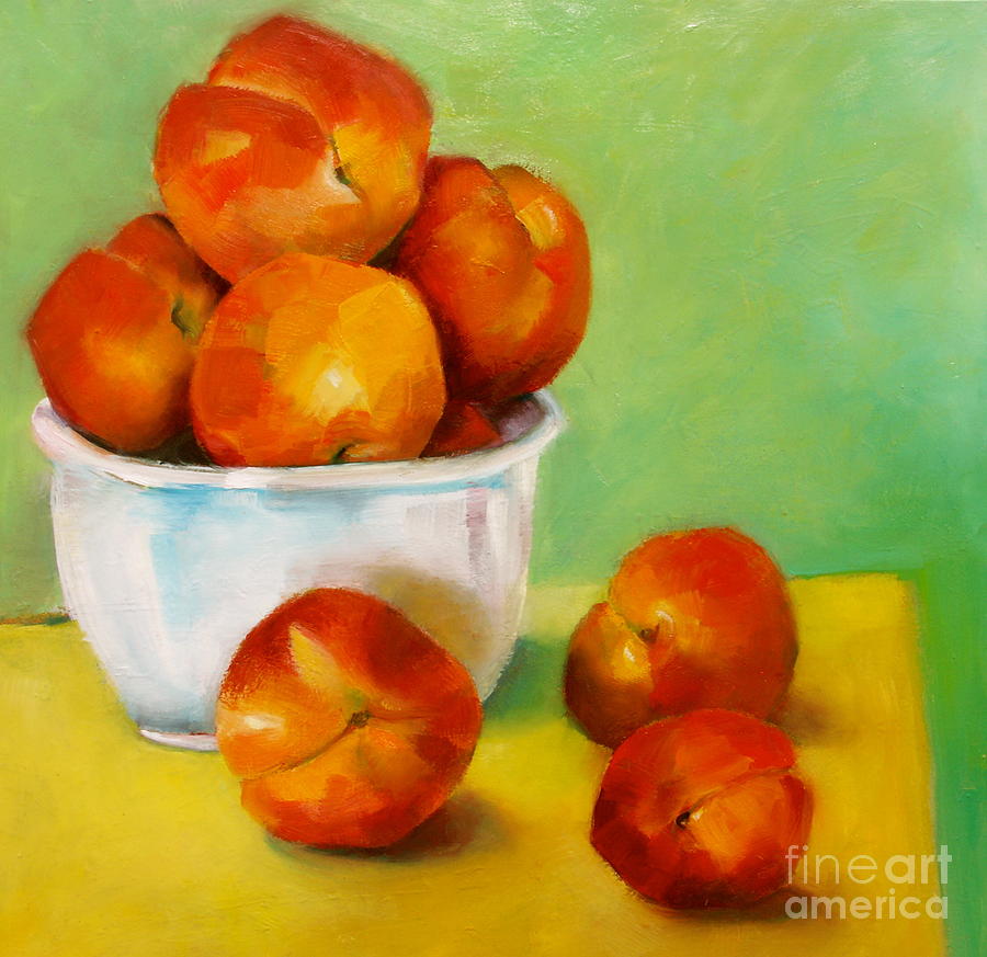 Peachy Keen Painting by Michelle Abrams