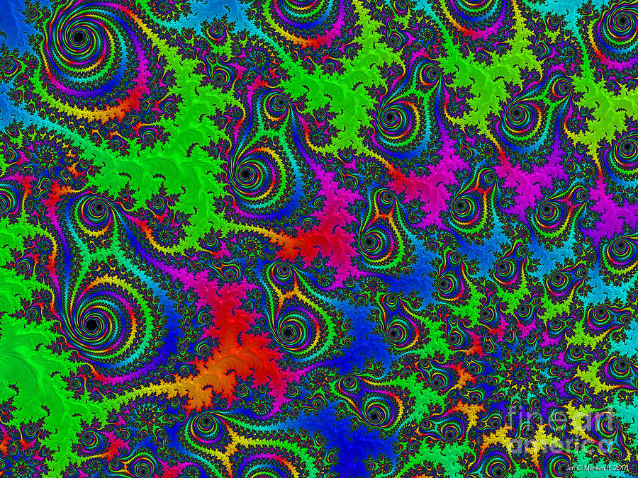 Peacock Digital Art by Jon Munson II
