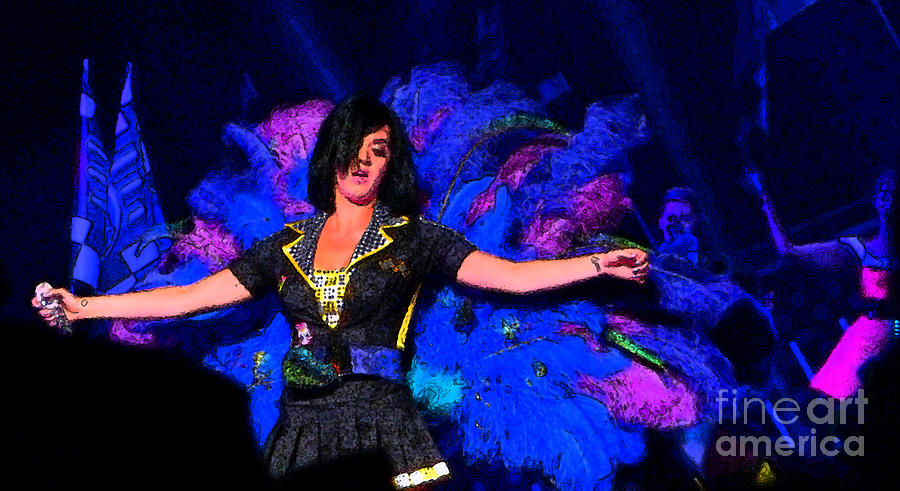Katy Perry In Concert Photograph by Marguerita Tan