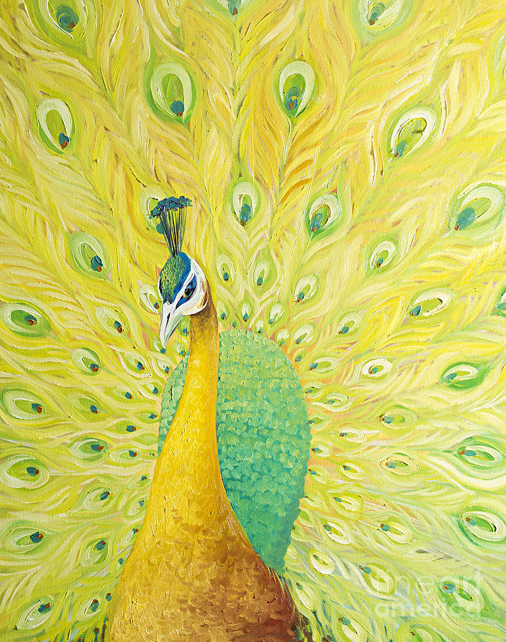 Pecock Painting by Willson Lau - Fine Art America