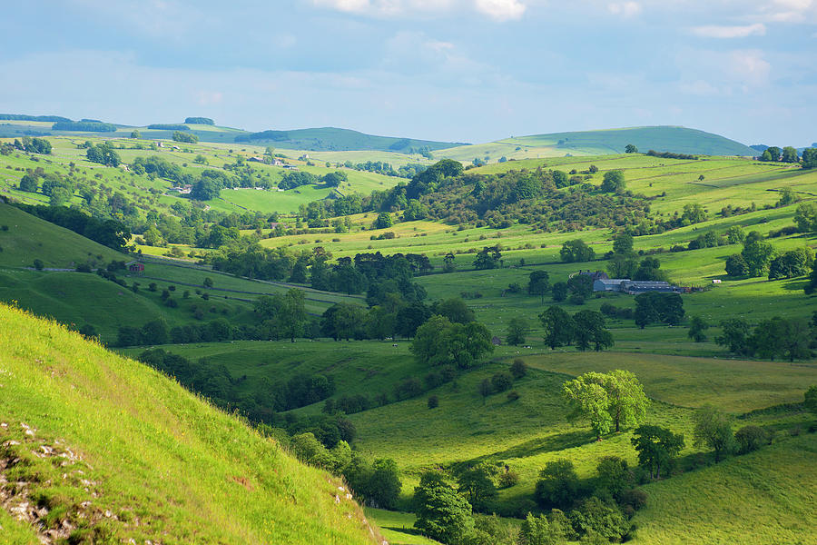 Peak District Landscape, Derbyshire Photograph by Dennis Barnes