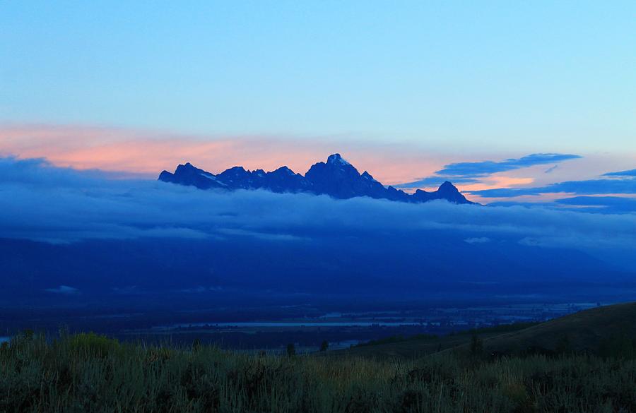 Peaking Tetons Photograph by Catie Canetti