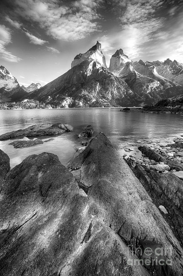 Peaks In BW Photograph by Timothy Hacker