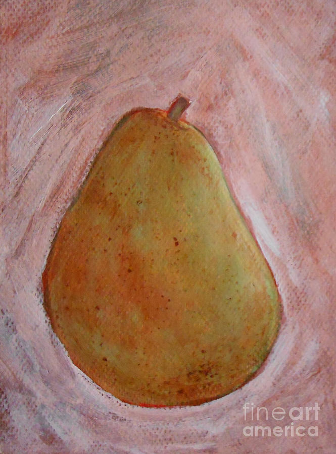 Pear 2 Painting by Jane See
