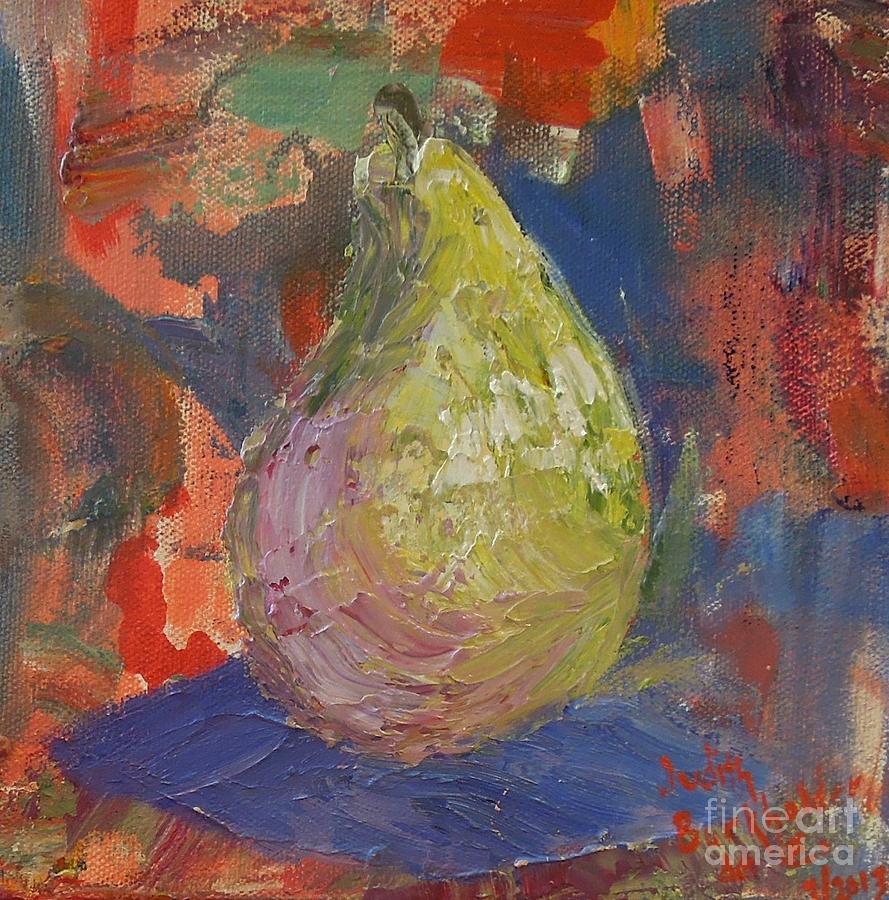 Pear 2 - SOLD Painting by Judith Espinoza
