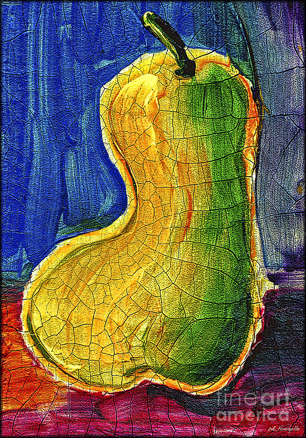 Pear 2 Painting by Walt Foegelle