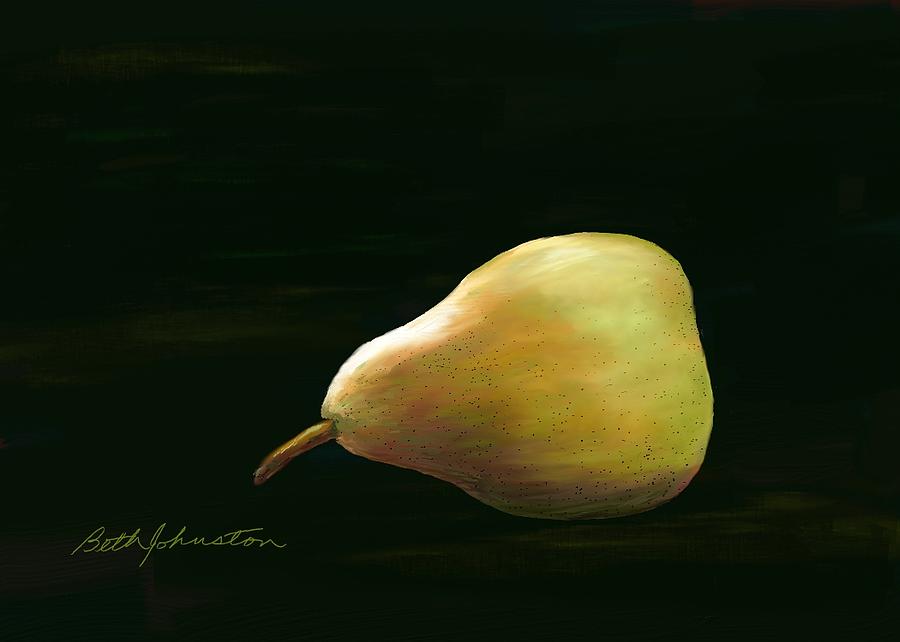 Pear Painting by Beth Johnston