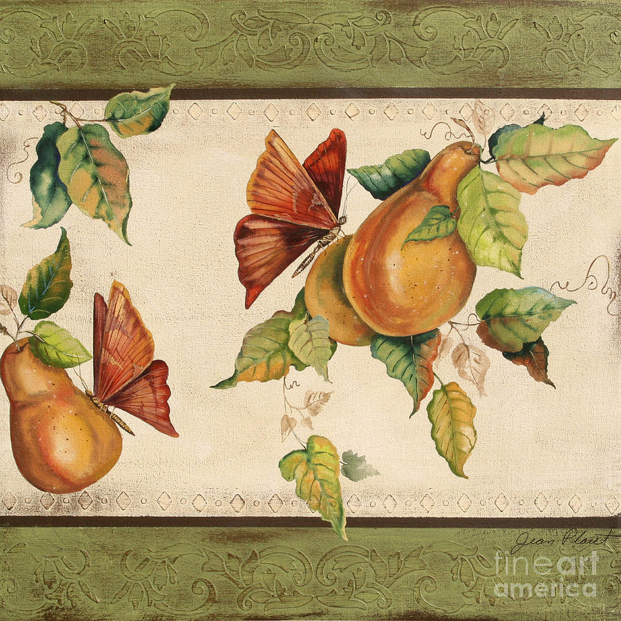 Pear Delight Painting by Jean Plout