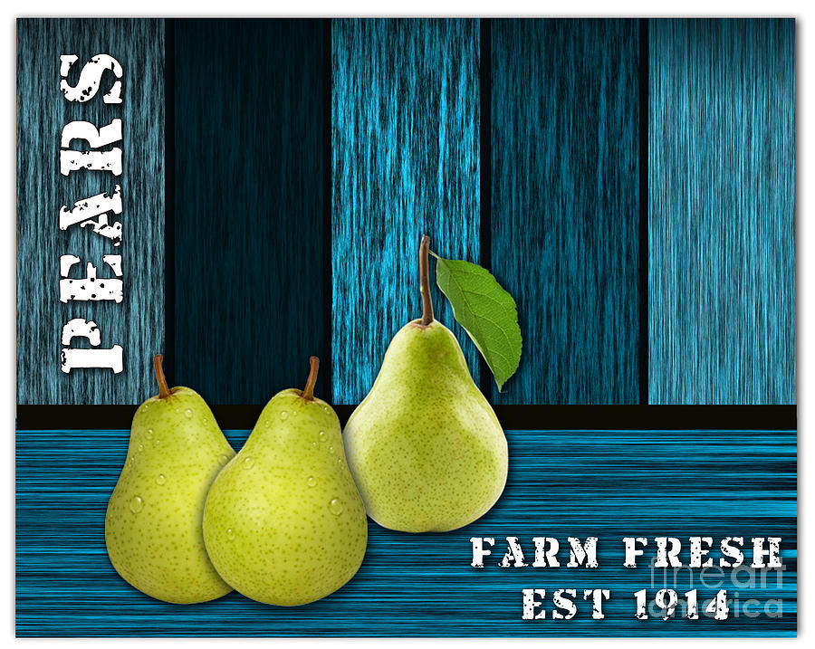 Pear Farm Mixed Media by Marvin Blaine