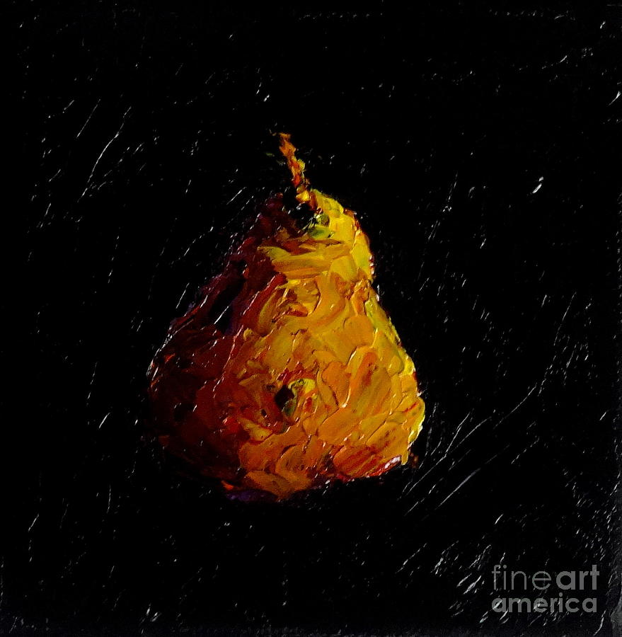 Pear Painting by Fred Wilson