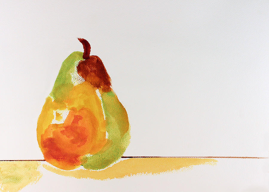 Pear In Autumn Painting by Frank Bright
