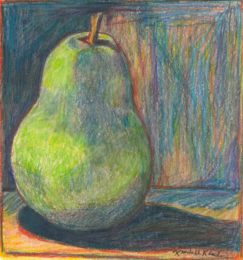 Pear Drawing by Kendall Kessler
