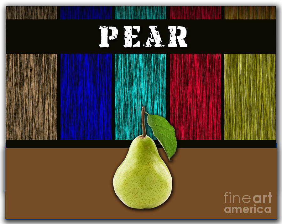 Pear Mixed Media by Marvin Blaine