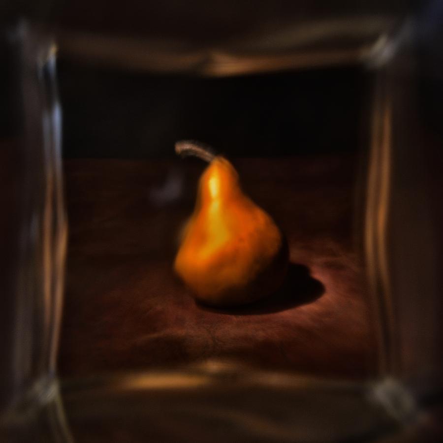 Pear Under Glass Photograph by Mark Fuller