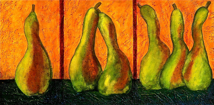 Pear Whimsy Painting by Bellesouth Studio